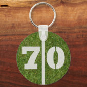 70. Geburtstags-Gastgeschenk Schlüsselanhänger (Vorderseite)