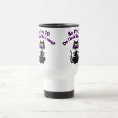 70. Geburtstags-Katzen-Geschenke Reisebecher (Mittel)