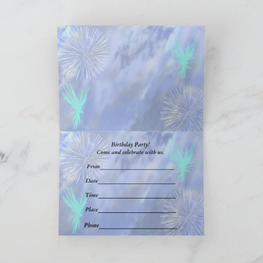 70. Geburtstags-Party Einladung (Innenseite)