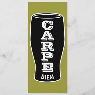 70. Geburtstags-Party Einladung Carpe Diem Beifall