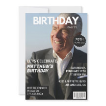 70. Geburtstagseinladungen Männer Ihm Magazin-Cove