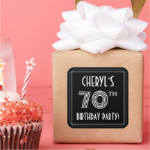 70. Geburtstagsfeier: Art Déco Style & Individuell