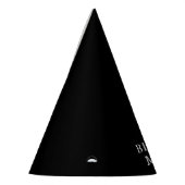 70. Geburtstagsfeier Black Adult Partyhütchen (Links)