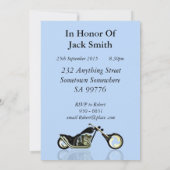 70. Geburtstagsfeier Einladung (Rückseite)