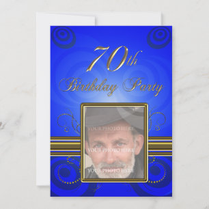 70. Geburtstagsfeier Einladung