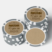 70. Geburtstagsfeier Weltklasse Pokerchips (Stapel)