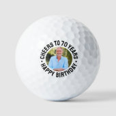 70. Geburtstagsfoto Golfball (Vorderseite)