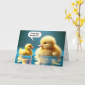 70. Geburtstagsgelbe Spielzeugente mit Duckling Karte (Gelbe Blume)
