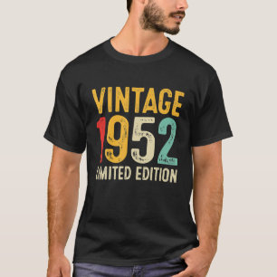 70. Geburtstagsgeschenk 70 Jahre alt Vintag 1952 T-Shirt