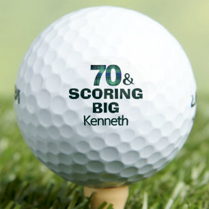 70. Geburtstagsgeschenk für Kollegen Scoring Big C Golfball