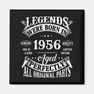 70. Geburtstagsgeschenk Vintage-Legenden, geboren Magnet