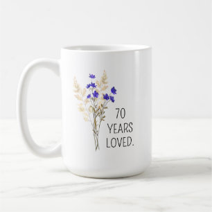 70. Geburtstagsgeschenke, 1955 Geburtstag, 70. Geb Kaffeetasse