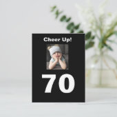 70. Geburtstagskuer auf Celebrate Niedlich Girl (Stehend Vorderseite)