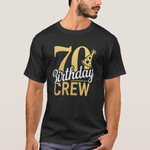 70. Geburtstagsmannschaft Lustige Geburtstagsfeier T-Shirt