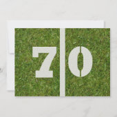 70. Geburtstagsparty Einladung! Einladung (Vorderseite)