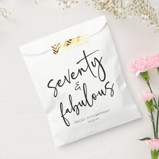 70. Geburtstagsparty Geschenktütchen (Versiegelt)
