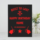 70. Geburtstagsparty Karte (Stehend Vorderseite)