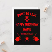 70. Geburtstagsparty Karte (Vorderseite/Rückseite Beispiel)