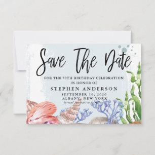 70. Geburtstagsparty Save The Date
