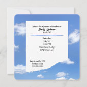 70. Geburtstagsparty Sommersonne Einladung (Rückseite)