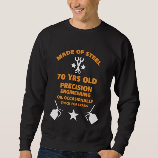 70. Geburtstagsparty Sweatshirt (Vorderseite)