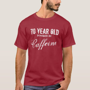70. Geburtstagsshirt für Männer   Angetrieben von  T-Shirt