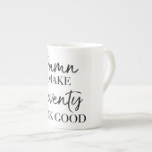 70. Geburtstagsstärke Porzellantasse (Vorderseite Rechts)