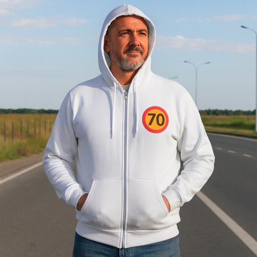 70 Geschwindigkeitsbegrenzungszeichen für den Stra Hoodie