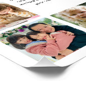 70 Gründe, warum wir dich lieben Foto-Collage-Erin Poster (Ecke)