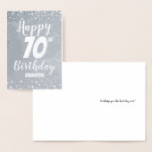 70. Happy Birthday Custom Foil Card Folienkarte (Anzeige)