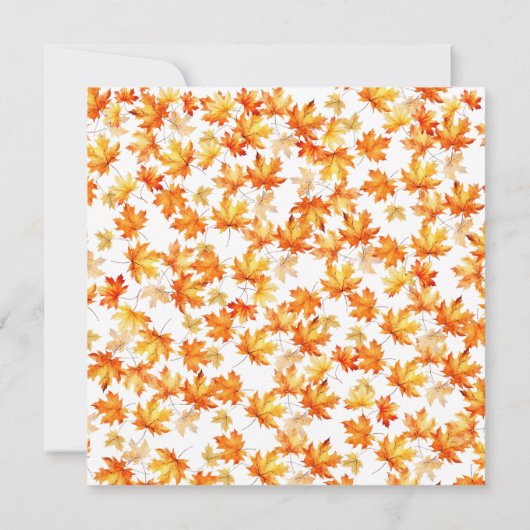 70 Herbst - Einladung (Rückseite)