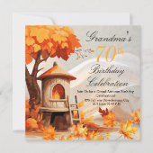 70 Herbst - Einladung (Vorderseite)