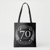 70. Hochzeit JAHRESPLATINUM Tasche (Vorderseite)