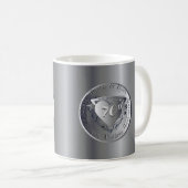 70. Hochzeitstag 2Herz Medallion  Kaffeetasse (VorderseiteRechts)