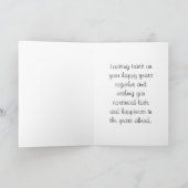 70. Hochzeitstag-glücklicher Jahrestag Karte (Innenseite)