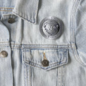 70. Hochzeitstag Platinum Herz Button (Beispiel)