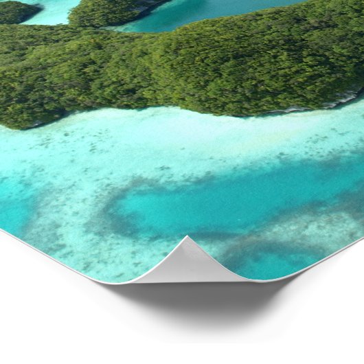 70 Inseln, Palau Poster (Ecke)