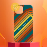 70 Inspirierte Linie Art Sunset Red Orange Yellow  Case-Mate iPhone 14 Hülle<br><div class="desc">Ein bohemianisches gebogenes Design mit gestreiften Mustern und kreisförmigen Formen in Gelb-,  Orange- und Ziegelrot. Ein kühnes,  aber minimales Design mit einem optionalen Bereich zum Hinzufügen von Text.</div>