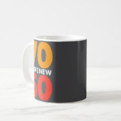 70 Is The New 50 Funny 70th Birthday Seventy Years Kaffeetasse (Vorderseite Links)