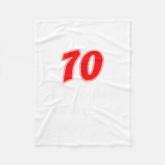70 Is The New What Was I Saying Funny 70th Birthda Fleecedecke