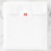 70 Is The New What Was I Saying Funny 70th Birthda Runder Aufkleber (Tasche)