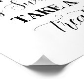 70 ist Süß Nimm ein Leckerli Schild (Ecke)