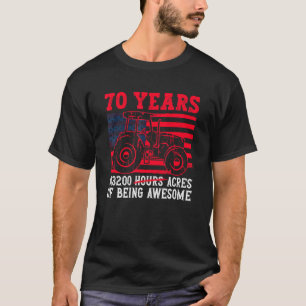 70 Jahre 613200 Acres Phantastischer Traktor Dr. T-Shirt