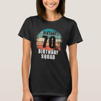 70 Jahre alt Geburtstagskolade Vintag 70. Geburtst T-Shirt