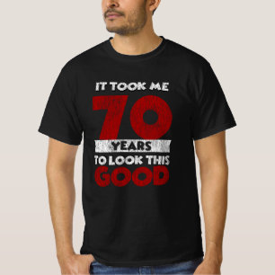 70 Jahre alt hat mich gesehen gut 70. Geburtstag T-Shirt