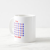 70 Jahre alt! Kaffeetasse (Vorderseite Links)