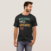 70 Jahre alt Phantastisch seit November 1952 70. T-Shirt (Vorne ganz)