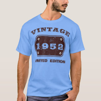 70 Jahre alt Vintag 1952 Limited Edition 70. Bir T-Shirt