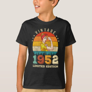 70 Jahre alte Frauen Tag 1952 Vintag 70. Geburtsta T-Shirt