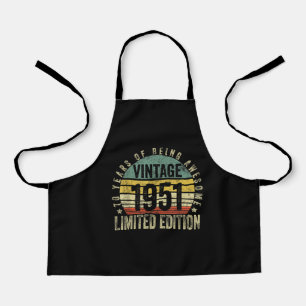 70 Jahre alte Geschenke Vintage 1951 Geburtstag Schürze